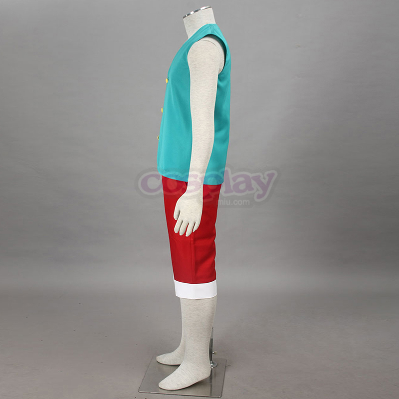 One Piece Monkey D. Luffy 3 Green Cosplay Puvut Suomi