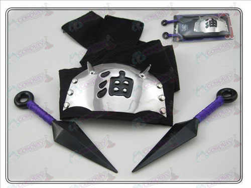 Naruto panta + dual violetti musta öljy, jolla ei ole (kolmiosainen)