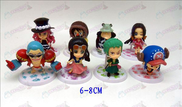 8 mallit One Piece Tarvikkeet Doll