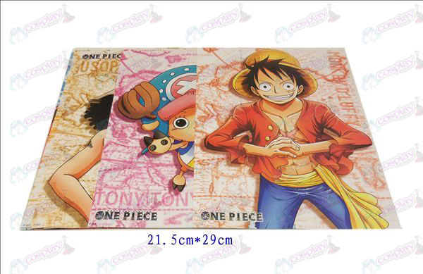 9 kahden vuoden kuluttua One Piece Tarvikkeet painettu juliste 21,5 * 29