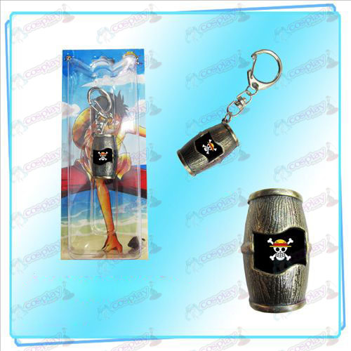 Luffy merirosvot tynnyriä avaimenperä (Luffy)