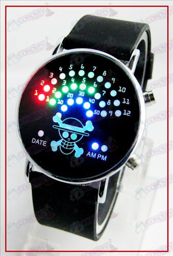 Värikäs Korean fan LED kellot - One Piece Tarvikkeet