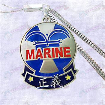 One Piece Tarvikkeet-Navy Badge of Justice koneketjun