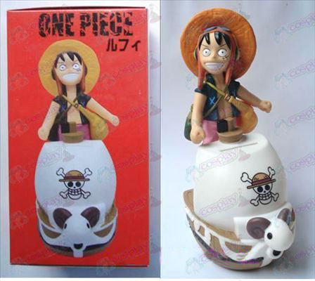 One Piece Tarvikkeet Luffy nukke rahaa pottiin (18cm)