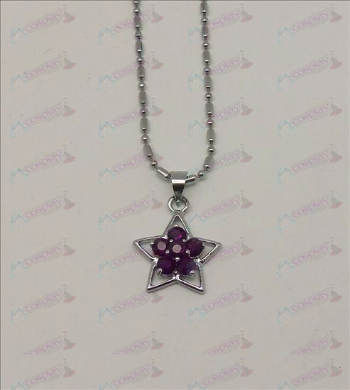 Läpipainopakkaus Lucky Star Tarvikkeet Diamond Kaulakoru (Purple)