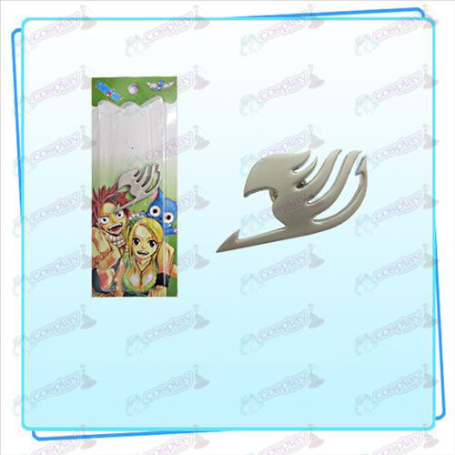 Fairy Tail Tarvikkeet logo rintakoru (helmi nikkeli väri)