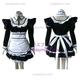 Gothic Lolita musta cosplay puku