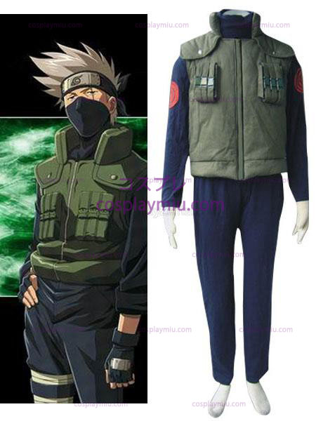 Naruto Hatake Kakashi Hidden lehtiä kylän Konoha Jounins Cosplay Uniform