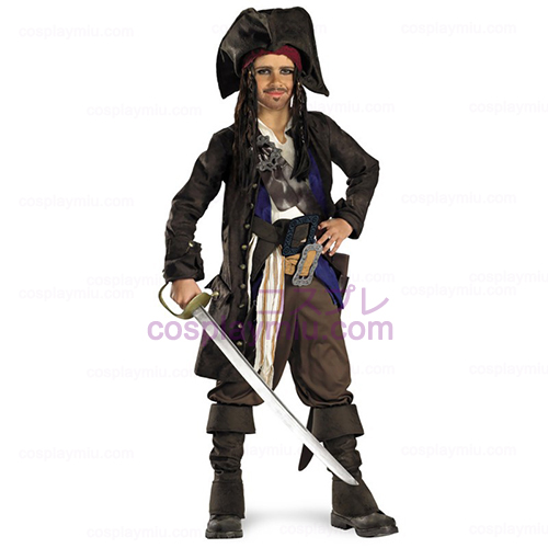 Pirates of the Caribbean - Captain Jack Sparrow Prestige Child cosplay pukuja