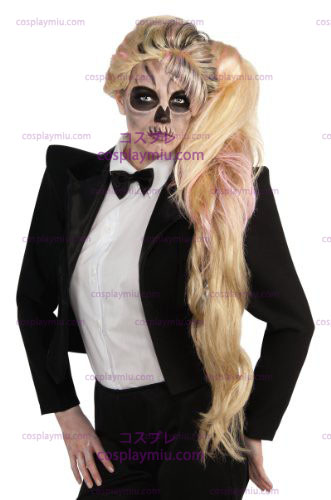 Lady Gaga Side poninhäntä Wig (aikuinen) Aikuinen