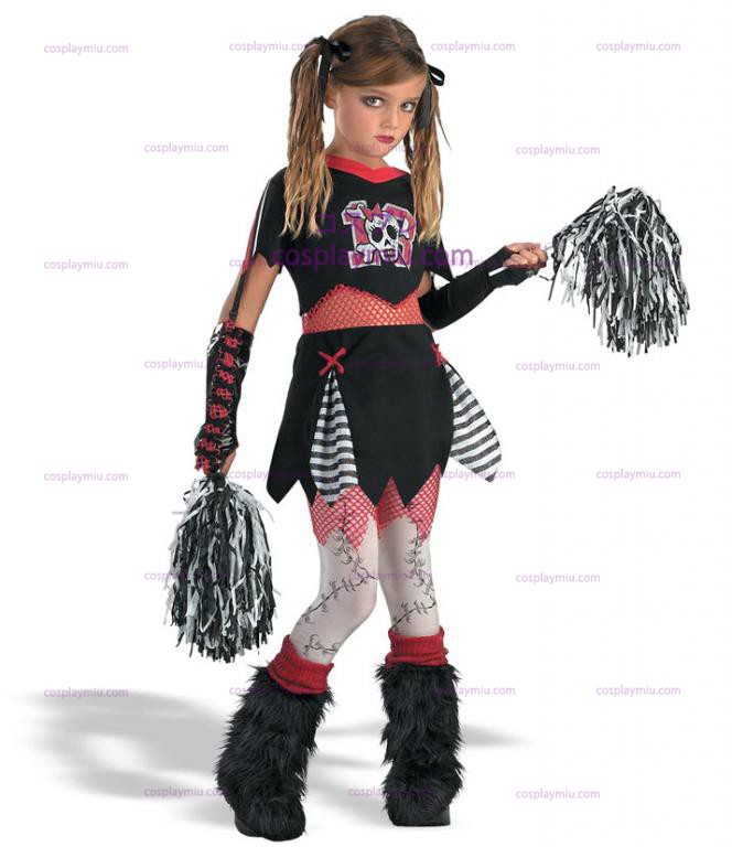 Goth Cheerleader Child cosplay pukuja