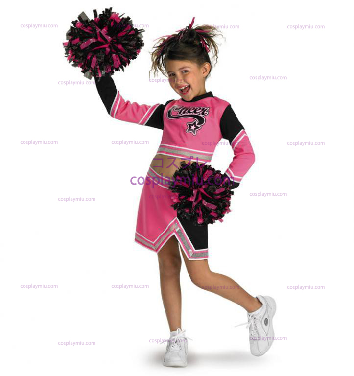 Go Team Pink! Cheerleader Child cosplay pukuja
