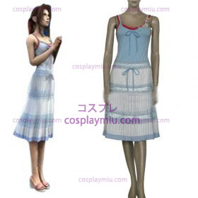 Final Fantasy VII Aerith Gainsborough Naiset Cosplay pukuja
