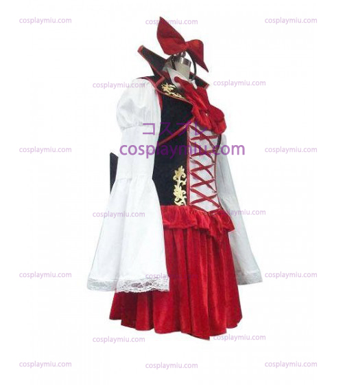 Vocaloid Kagamine Len musta ja punainen Classic Cosplay pukuja