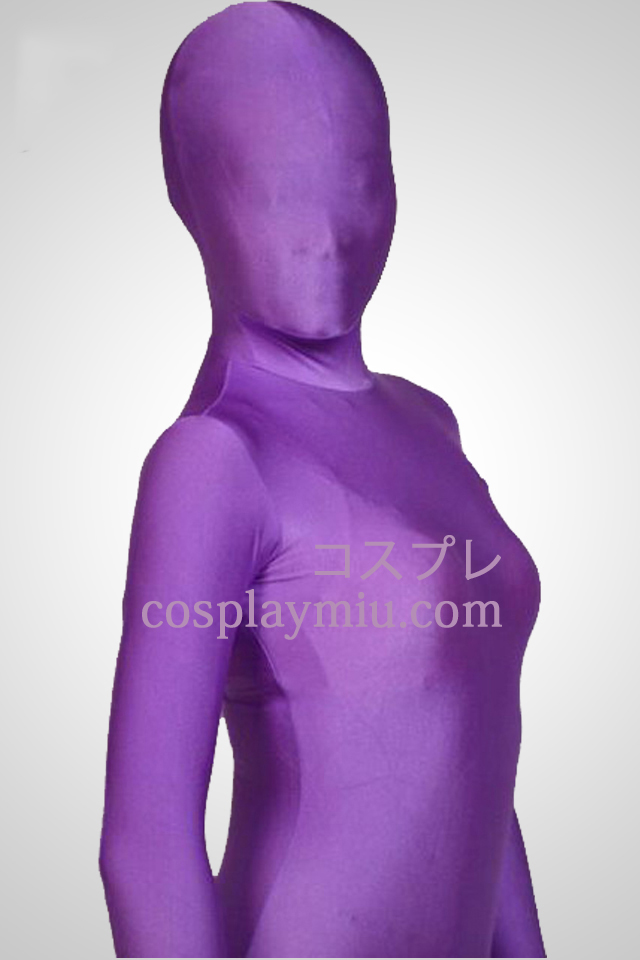 Violetti väri Full Body lycra Zentai Suit