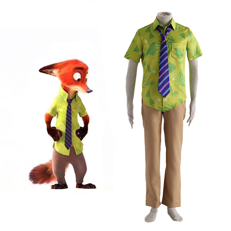 Zootopia Nick Normal Cosplay Puvut Suomi