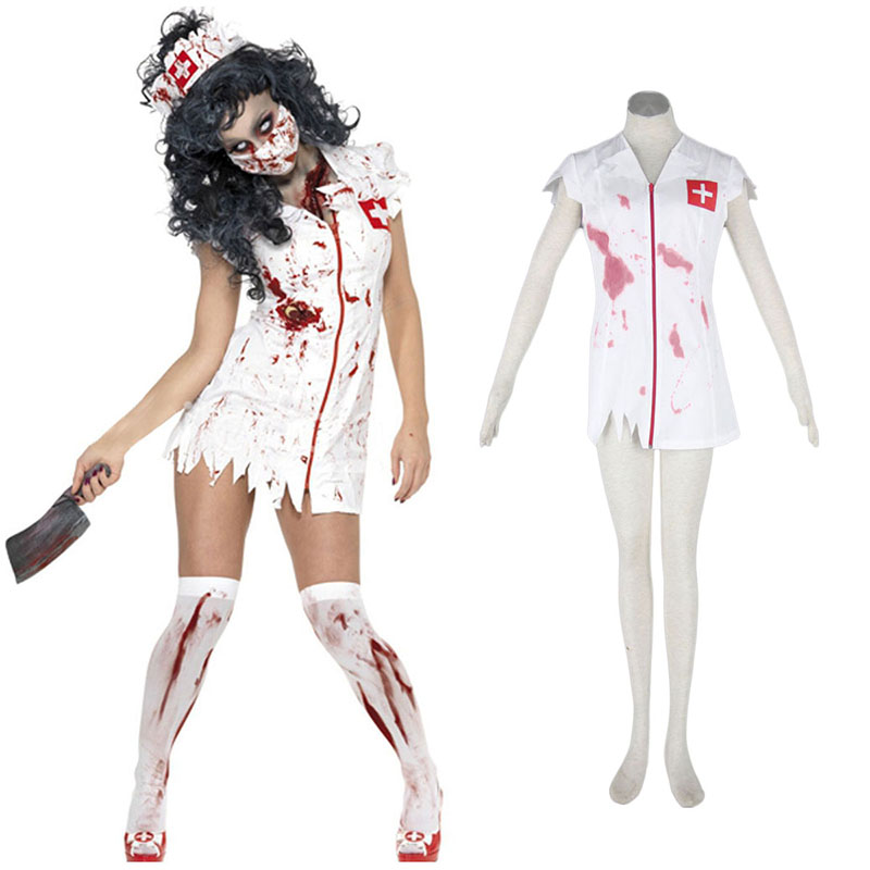 Halloween Culture Zombie Burst Blood Nurses 1 Cosplay Puvut Suomi