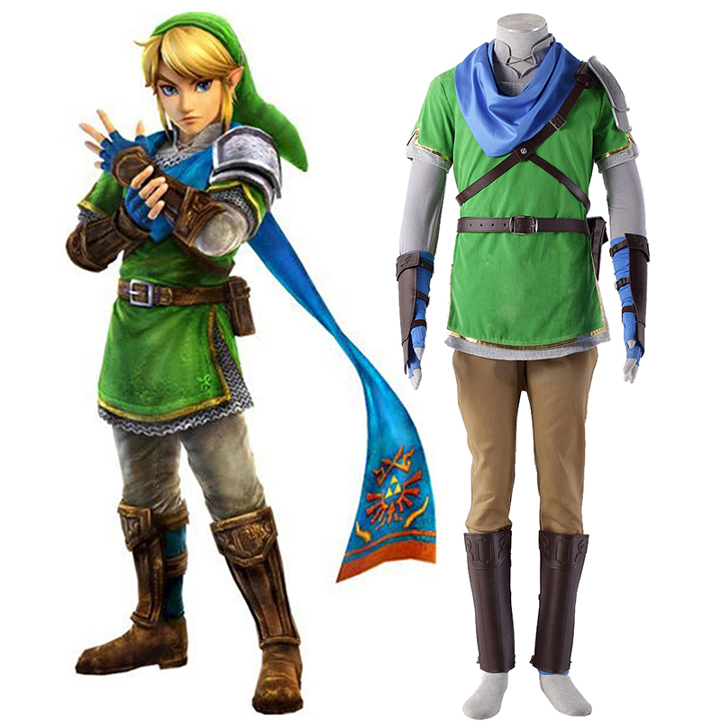 The Legend of Zelda Hyrule-Warriors Link 5 Cosplay Puvut Suomi