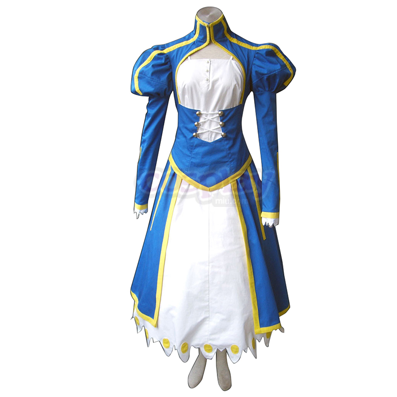 The Holy Grail War Saber 1 Sininen Cosplay Puvut Suomi