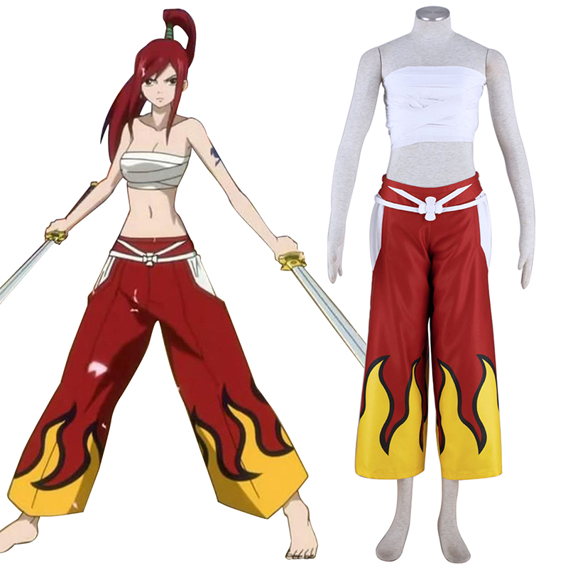 Fairy Tail Erza Scarlet 1 Cosplay Puvut Suomi
