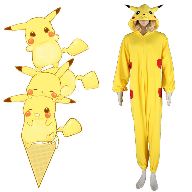 Pokémon Pikachu Pajamas 1 Cosplay Puvut Suomi