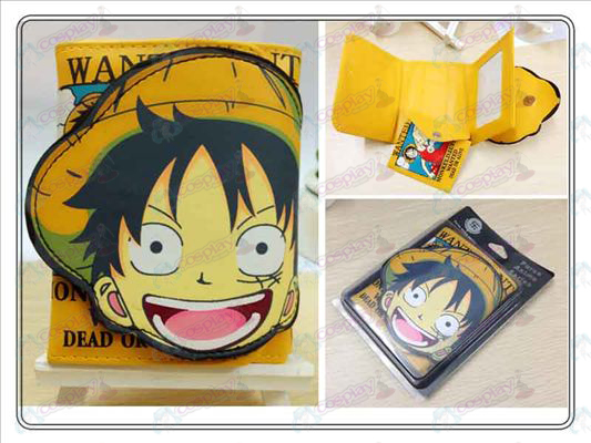 One Piece Tarvikkeet Luffy irtotavarana lompakko pidätysmääräys