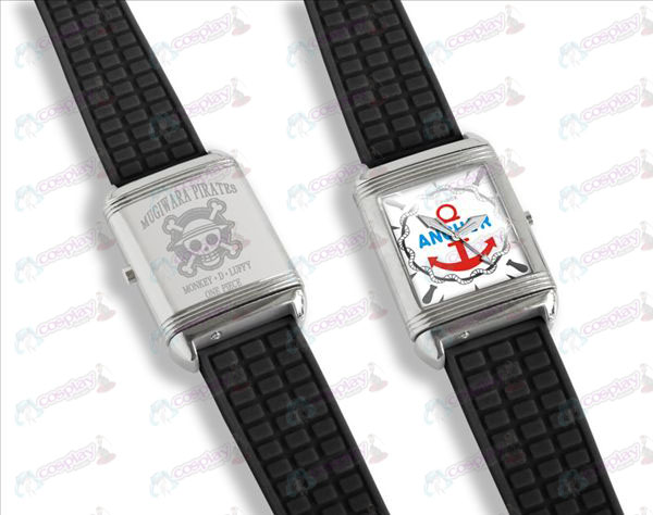 Dual kirjaimellisesti flip kellot (Luffy)