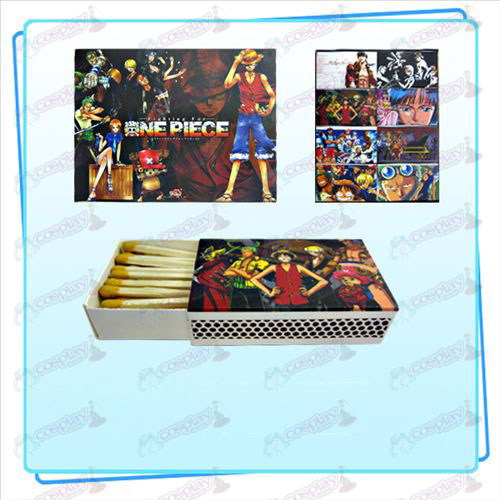 Pakattu One Piece Tarvikkeet ottelut (pieni laatikko sisältää 8) satunnainen kuvio