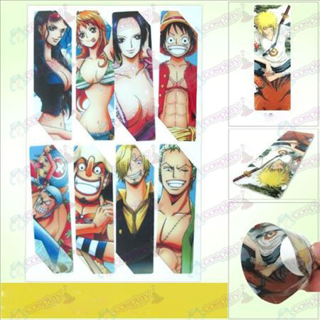 SQ013-One Piece Tarvikkeet anime iso kirjanmerkit (5 version hinta)