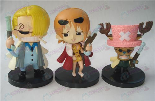 (3) One Piece Tarvikkeet Doll (