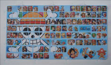 One Piece Tarvikkeet näppäimistö tarroja