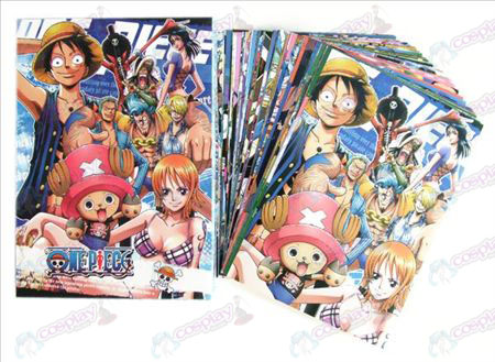 One Piece Tarvikkeet Postikortit + kortti 1