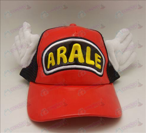 D Ala Lei hattu (punainen - musta)