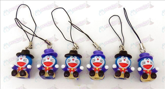 6 Laughing Doraemon nukke kone köysi