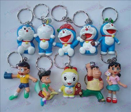 10 Doraemon nukke avaimenperä