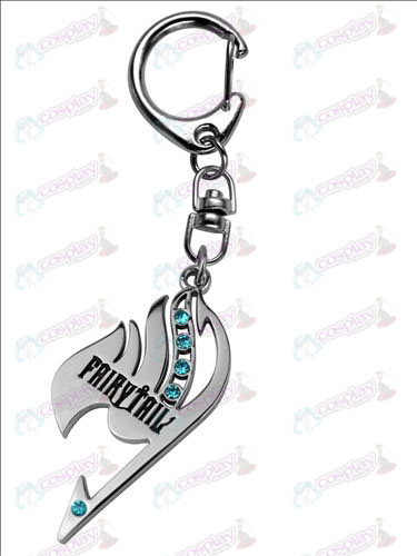 Fairy Tail avaimenperä kanssa Diamond (Blue Diamond)