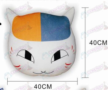 Natsume Book of Friends lisävarusteet Cat opettaja muhkea tyyny (silmät auki)