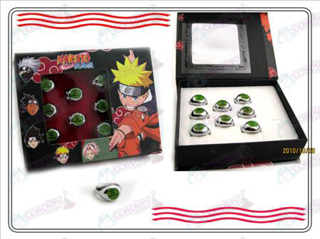 Naruto Xiao Organization boxed (kolme) sanaa rengas