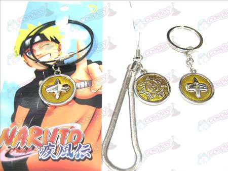 Naruto yhdeksän + kuolematon silmä avaimenperä