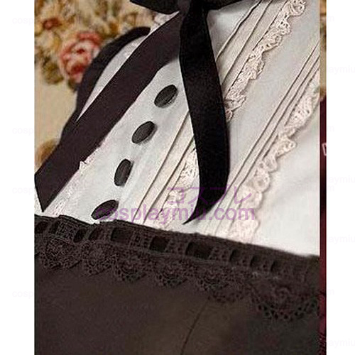 Elegantti Scottish Style pitkähihainen mekko Lolita Cosplay pukuja