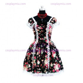 Räätälöity Motley Gothic Lolita Cosplay pukuja