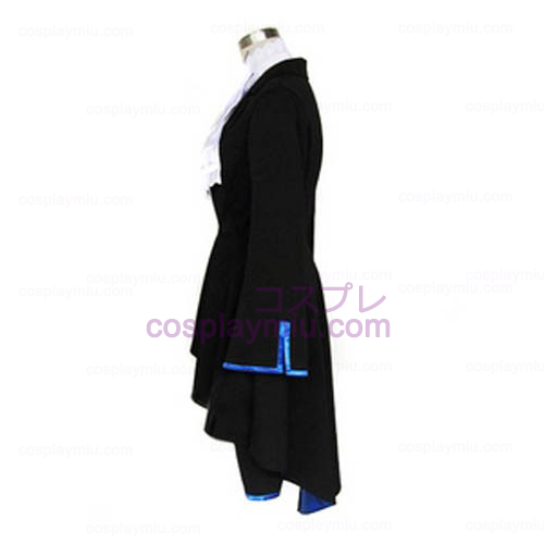 Kuroshitsuji Ciel Phantomhive Black & Sininen Lolita Cosplay Costum