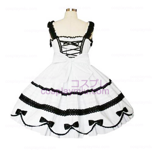Lace Trimmatut Gothic Lolita Cosplay Dress
