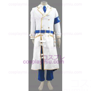 Nuket Silver Badge Valkoinen Yksikkö Uniform Cosplay pukuja