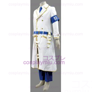 Nuket Silver Badge Valkoinen Yksikkö Uniform Cosplay pukuja
