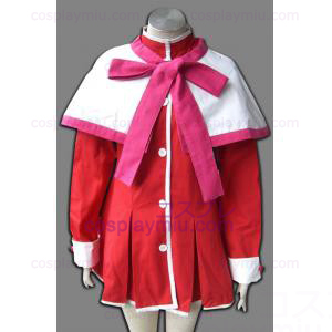 Kanon Girl Pink Edge huivi Uniform Cosplay pukuja