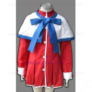 Kanon Girl Sininen Edge huivi Uniform Cosplay pukuja