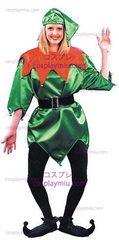 Elf cosplay pukuja, Vihreä W / Bells, 1 S