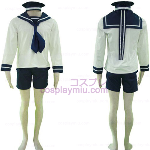 Hetalia Axis Powers N. Italia Sailor Suit Cosplay pukuja