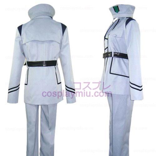Hetalia Axis Powers Silver Uniform Cosplay pukuja
